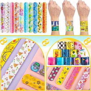 Custom Dinosaur Mermaid Party Favors Promotional <b>Present</b> Cartoon Slap Bracelets Slap Clap Wrist Bands for Kids Adults - Product Image 2