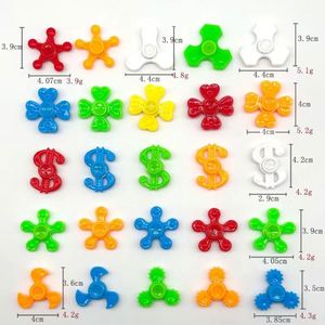 Mini juguetes giratorios de 4 cm para los dedos, tornasoles de plástico, juguetes educativos de formas variadas - Product Image 6