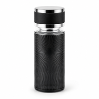 Flacon de parfum vide personnalisé en verre 250 ml, rose nacré métallisé avec capuchon doré, emballage de flacon atomiseur de luxe en gros