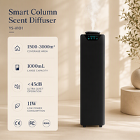 Diffuseur de parfum métallique sans eau grande capacité 1000 ml, télécommande, contrôle par application, pour hôtels et foyers, OEM personnalisé, faible MOQ