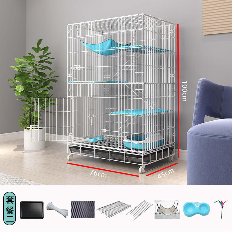 Large four-layer white [76*45*110] Simple style