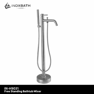 Robinet en acier inoxydable 304 à commande manuelle, chaud et froid, avec douchette pour <span class=keywords><strong>baignoire</strong></span>, tête <span class=keywords><strong>de</strong></span> douche à jet, robinet mural avec noyau en céramique pour appartements - Product Image 2