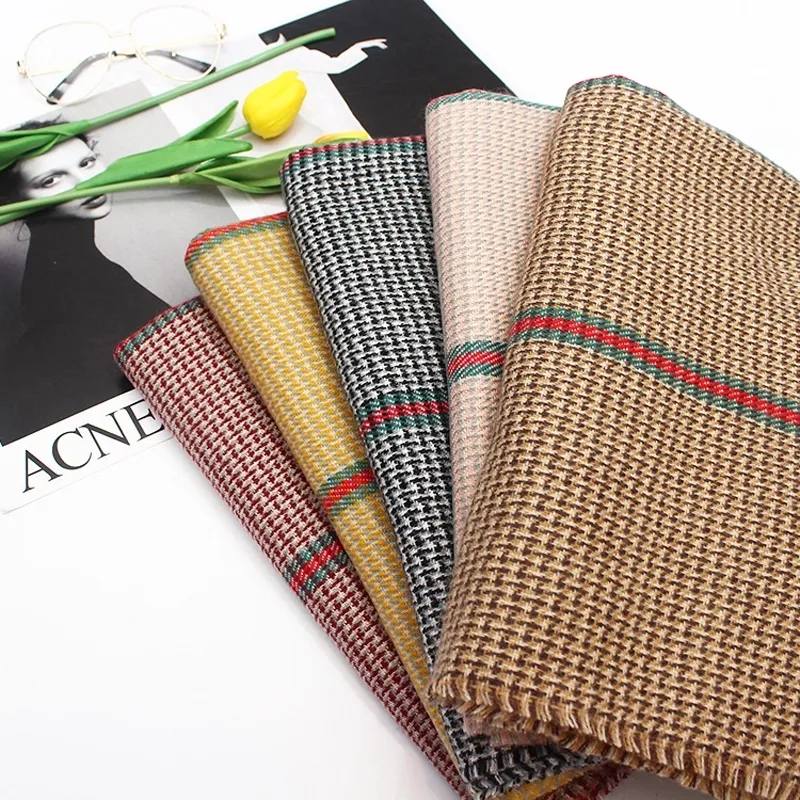 Изысканное качество изготовления 100% шерстяной шарф Оптовая продажа 100% кашемировый шарф для женщин