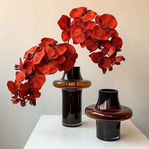 Ornements en verre artistique médiéval haut de gamme, arrangement de fleurs romantiques aquatiques, <span class=keywords><strong>vase</strong></span> français, <span class=keywords><strong>vase</strong></span> de table - Product Image 5