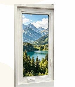 Ventana de Toldo Serie 82 de UPVC con Manivela y Marco Insonorizado para Uso Residencial y Comercial - Product Image 1