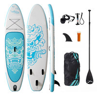 Planche à pagaie gonflable unisexe Racing Surf Board Drop Stitch Material pour les sports nautiques