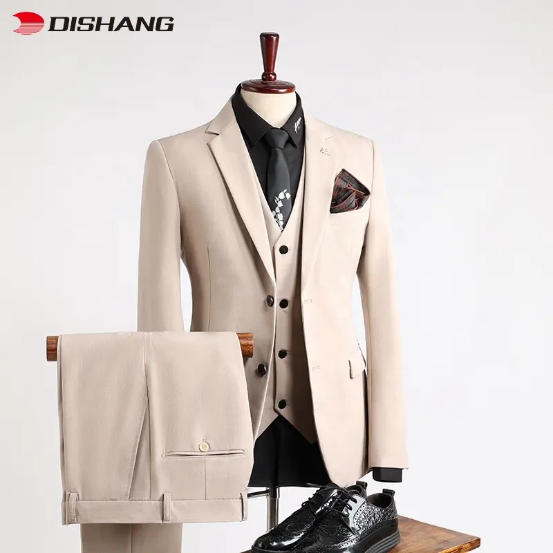 High Quality 3 Pieces men's suits Newest Design men wedding suit slim fit business office suits for men