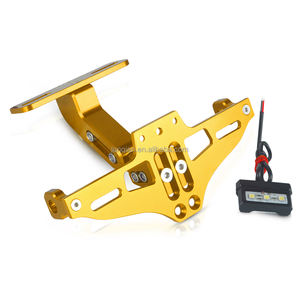 Accessoires de moto : Support de plaque d'immatriculation arrière réglable <span class=keywords><strong>650GT</strong></span> pour <span class=keywords><strong>CFMOTO</strong></span> 650 GT 2019-2025 2024 2023 - Product Image 4