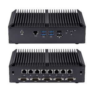Intel 8th 10th Comet göl U işlemci Mini PC 6 seri port 8*2.5G LAN fansız gömülü sistem endüstriyel kenar bilgisayar - Product Image 1