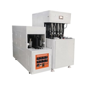 เครื่องเป่าขวดพลาสติก250มล. 350L 500มล. เครื่องเป่าขวด5L 1L แบบ2ช่อง - Product Image 1