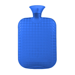 Botella de agua caliente con diseño de celosía, bolsa de agua caliente de PVC de buena calidad al por mayor para mantener el calor - Product Image 5