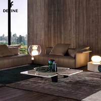 Karois — table basse de forme carrée irrégulière, forme carrée, design nordique, luxueuse, en pierre de marbre, moderne, nouveauté