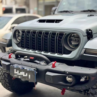 Grille Avant ABS Nouveau Design 2026 pour Jeep Wrangler JL 2018++ Gladiator JT NTRIX L1002 Avec/Sans Trou de Caméra