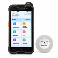 Plateforme cloud résistante aux intempéries, système de patrouille de sécurité avec reconnaissance faciale, carte NFC, GPS, Android, 4G SIM