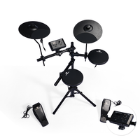 PD Beginner Digital Percussion Drum System Lightweight Design for Indoor Practice and Music Education