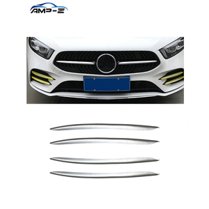 AMP-Z pour <span class=keywords><strong>Mercedes</strong></span> <span class=keywords><strong>Benz</strong></span> <span class=keywords><strong>classe</strong></span> <span class=keywords><strong>a</strong></span> W177 hayon/<span class=keywords><strong>berline</strong></span> <span class=keywords><strong>AMG</strong></span> <span class=keywords><strong>Line</strong></span> 2019 + accessoires garniture de calandre avant pour <span class=keywords><strong>Mercedes</strong></span> <span class=keywords><strong>Benz</strong></span> A180L A200L - Product Image 1