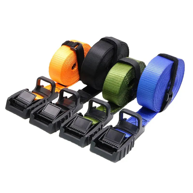 1inch 25mm cargo rope cam buckle straps brand logo container lashing cargo rope tie down