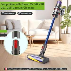 Cabezal de Cepillo para Aspiradora, Accesorios para Aspiradoras Robóticas Domésticas, Cabezal de Cepillo para Pisos para <span class=keywords><strong>Dyson</strong></span> V7 V8 V10 V11 - Product Image 4