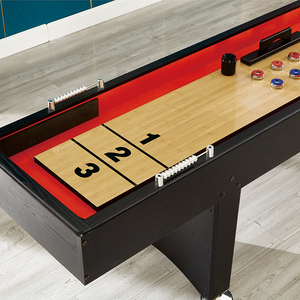 Bán Buôn Giá Rẻ Nhà Trò Chơi Trong Nhà Chuyên Nghiệp Màu Đen 9ft MDF <span class=keywords><strong>Mini</strong></span> <span class=keywords><strong>Shuffleboard</strong></span> Bảng - Product Image 6