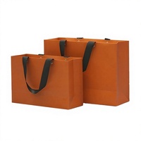 Sacs cadeaux recyclables de luxe personnalisés pour boutiques, avec ruban laminé pour marques de vêtements, sacs en papier avec votre propre logo