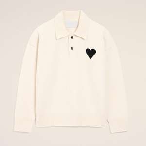 Marque privée Fabricants de tricots Pull en tricot pour femmes Pull Paris Love Jacquard Polo en laine mérinos pour femmes - Product Image 4