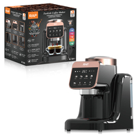 Cafetera Turca RAF R.191 de 1000 ml con Función de Espuma de Leche, Antigoteo y Fácil Limpieza para Preparar Bebidas Diarias