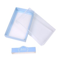Vente en gros Boîte d'emballage pour textile de maison Boîte d'emballage transparente pour serviette sous-vêtement chaussette Boîte cadeau Sac Fenêtre en PVC