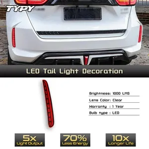 Nouveau réflecteur de pare-chocs arrière TYPY pour Fit Jazz 2020 2021, rouge fumé, clignotant séquentiel, feu stop, feu antibrouillard 12V - Product Image 5