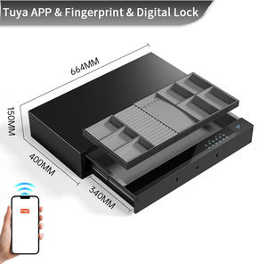 CEQSAFE電子デジタルデポジットスマートセキュリティ引き出し隠し金庫 - Product Image 4