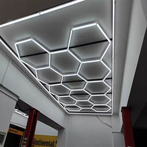 Luces LED Hexagonales para <span class=keywords><strong>Salón</strong></span> <span class=keywords><strong>de</strong></span> Belleza, Barbería, <span class=keywords><strong>Lavado</strong></span> <span class=keywords><strong>de</strong></span> <span class=keywords><strong>Autos</strong></span>, Estudio, Detallado, Techo <span class=keywords><strong>de</strong></span> Garaje - Product Image 3