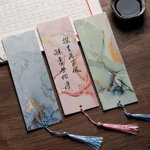 Gepersonaliseerde gepersonaliseerde bedrukking logo ontwerp promotionele papieren foto gestanste bladwijzers op maat - Product Image 4