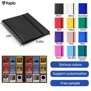 Classeur de cartes à collectionner FUXI en PP, 9 pochettes, fermeture éclair, chargement latéral, 20 pages, 360 pochettes, album pour cartes de jeu de collection - Product Image 6