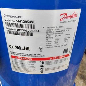 คอมเพรสเซอร์แบบสโครล แดนฟอสส์ รุ่น SZ100S4VC 380-400V 50Hz ใช้สารทำความเย็น R407 สำหรับงานเชิงพาณิชย์ ผลิตในฝรั่งเศส - Product Image 3
