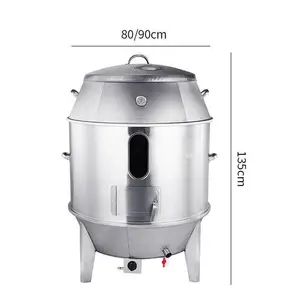 Gas Duck Oven Roaster Commercial Chicken Roaster Machine Stainless Steel Charcoal Roast Duck Oven