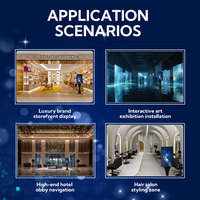 Kiosque publicitaire mobile à écran LCD HD sur pied, avec fonction d'animation et de signalisation numérique de type Wayfinding, compatible SDK