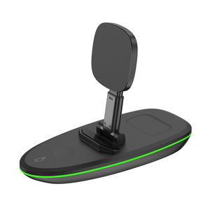 Station de charge sans fil 3 en 1 Sailboat, <span class=keywords><strong>chargeur</strong></span> rapide 15W, station décorative pour <span class=keywords><strong>iPhone</strong></span>, <span class=keywords><strong>Apple</strong></span> Watch, AirPods, table de chevet - Product Image 4
