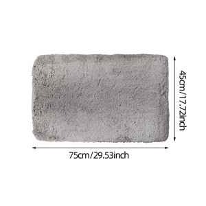 1 Pièce Tapis de Bain Tissé Doux Absorbant quantité minimale de commande Lavable en Machine Antidérapant Doux en Peluche Shaggy Tapis pour la Maison Salle de Bain Navire de Pologne - Product Image 2