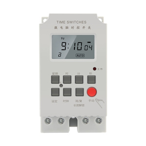 Interruptor Temporizador Digital KG316T 220V 25A Control Automático con 28 Grupos para Uso Industrial - Product Image 1