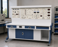 Plateforme de formation en électronique de puissance, équipement éducatif modulaire moderne en métal, conforme aux manuels, pour laboratoires électriques universitaires