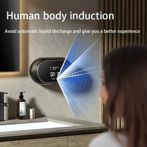 Nouveau distributeur de savon liquide mural rechargeable sans contact, distributeur de savon intelligent à mousse automatique - Product Image 6