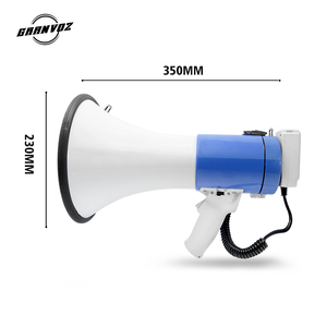 โทรโข่ง50วัตต์พร้อม BT/usb/aux/sd/ การบันทึก, ไซเรน110/119/120, ตัวเปลี่ยนเสียง6ตัว, แบตเตอรี่แบบชาร์จไฟได้, ใช้ได้กับ DC12V และขนาด C - Product Image 6