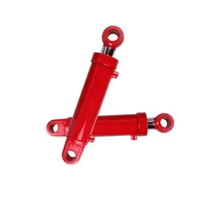 Factory direct sales of 10t and 15t dump truck lifting hydraulic cylinders Using 4140 hard chrome horizontal hydraulic cylinder