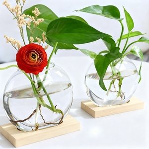 <span class=keywords><strong>Vaso</strong></span> <span class=keywords><strong>in</strong></span> <span class=keywords><strong>Vetro</strong></span> Trasparente Creativo Europeo Rotondo per Coltura Idroponica <span class=keywords><strong>di</strong></span> <span class=keywords><strong>Piante</strong></span> e Fiori per Soggiorno e Ufficio - Product Image 4