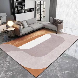 Nhà Máy Bán Chạy Nhất Tùy Chỉnh Thiết Kế Hiện Đại Hình Học Pha Lê Nhung Kích Thước Lớn Chống Trượt Dưới Đơn Giản Phòng Khách Phòng Ngủ Thảm - Product Image 2