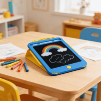 Tablette LCD multifonctionnelle en plastique écologique avec grand écran de 8,5 pouces, sensible à la pression, sans lumière bleue, pour dessin et protection des yeux