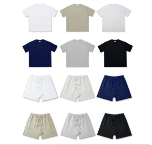 Conjunto <span class=keywords><strong>de</strong></span> Camiseta y Pantalones Cortos Yukaihe para Hombre, Tela Gruesa <span class=keywords><strong>de</strong></span> Algodón, Conjuntos Cortos para Hombre, Camiseta Personalizada <span class=keywords><strong>de</strong></span> Algodón y Pantalones Cortos - Product Image 3