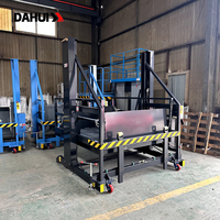 Plateforme de chargement/déchargement mobile hydraulique électrique robuste de 2 tonnes avec certification CE/ISO et bouton d'arrêt d'urgence