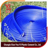 Irrigation agricole 2 4 6 8 pouces PVC Layflat tuyau flexible de décharge de la pompe tuyau d'eau plat