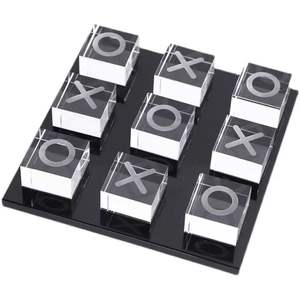 Échiquier en acrylique transparent personnalisé <span class=keywords><strong>XO</strong></span> pour la maison - Product Image 1