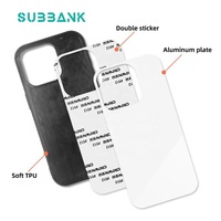 Casing HP Subbank Terlaris Custom 2D Sublimasi Kaca Temper TPU dengan Perlindungan Kamera Tinggi untuk Seri iPhone 13 14 15 16